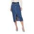 Pantalon Femme Only Onlsiri Front Slit Dnm Gua Black Denim