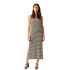 Robe Vero Moda fiona Sl O-Neck 7/8 Birch Femme