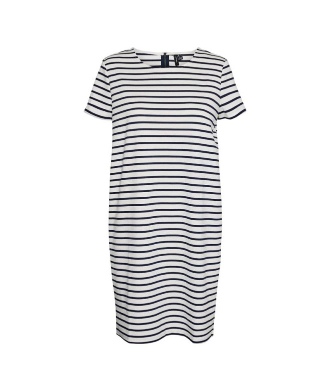 Robe Vero Moda Vmabby Ss Short Zip Dress Jrs...