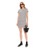 Robe Vero Moda Vmabby Ss Short Zip Dress Jrs Noos Snow White