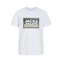 T-shirt Jack & Jones Jcologan Tee Ss Crew Neck Ss24 Jnr White
