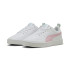 Chaussures Enfant Puma Rickie White/Rose Mauve