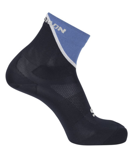 Chaussettes Trail Salomon de Pulse Ankle French Blue/Carbon