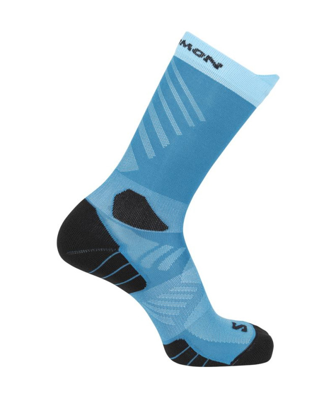 Chaussettes Trail Salomon de Aero Crew Bleu...