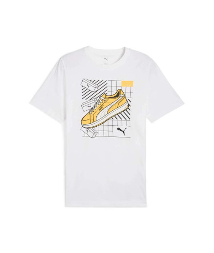 T-shirt Puma Graphics Sneaker Puma White, Homme