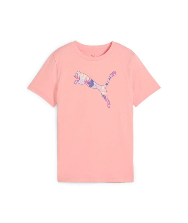 T-shirt Puma Essentials Graphic Ii G,Pink...