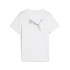 T-shirt Fille Puma Essentials Metallic Tee G White