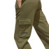 Pantalons adidas French Terry Fille Jg Lin Vert foncé/Noir