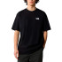 T-shirt Montagne The North Face Homme de S/S Essential Oversize Noir