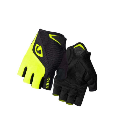 Gants Cyclisme Gel de Giro Bravo Noir/Jaune