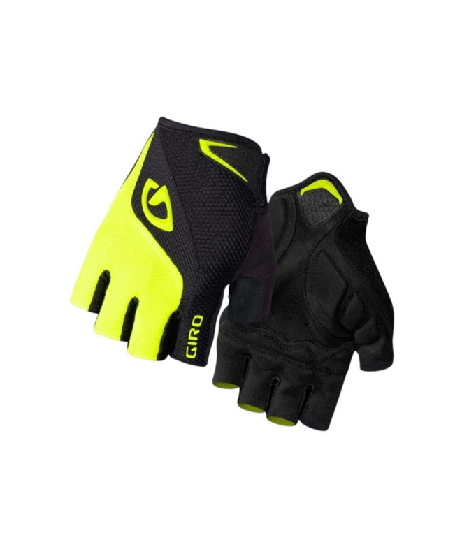 Gants Cyclisme Gel de Giro Bravo Noir/Jaune