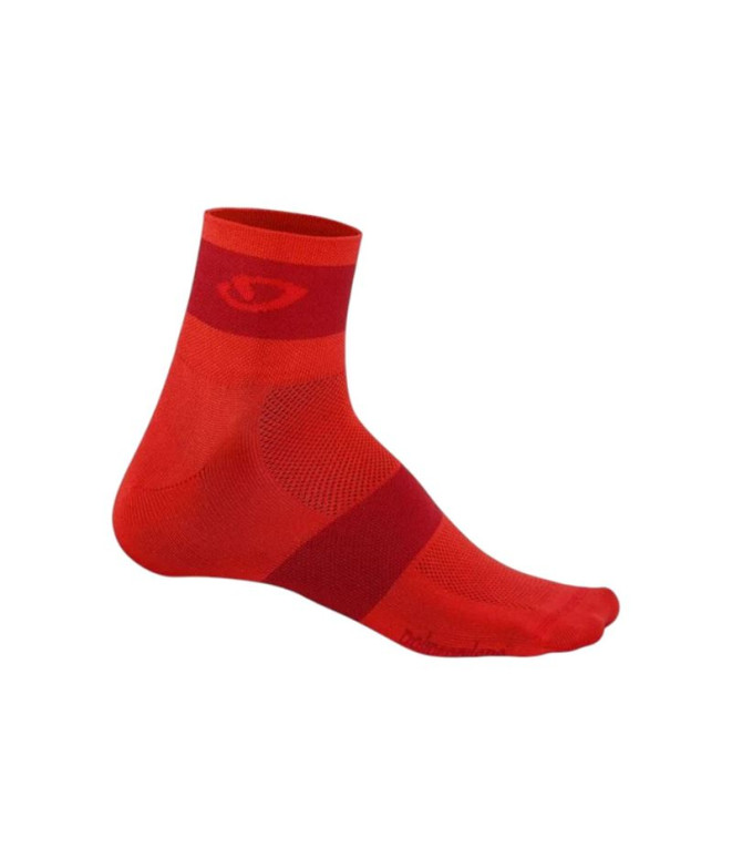 Chaussettes Cyclisme de Giro Comp Racer Rouge vif