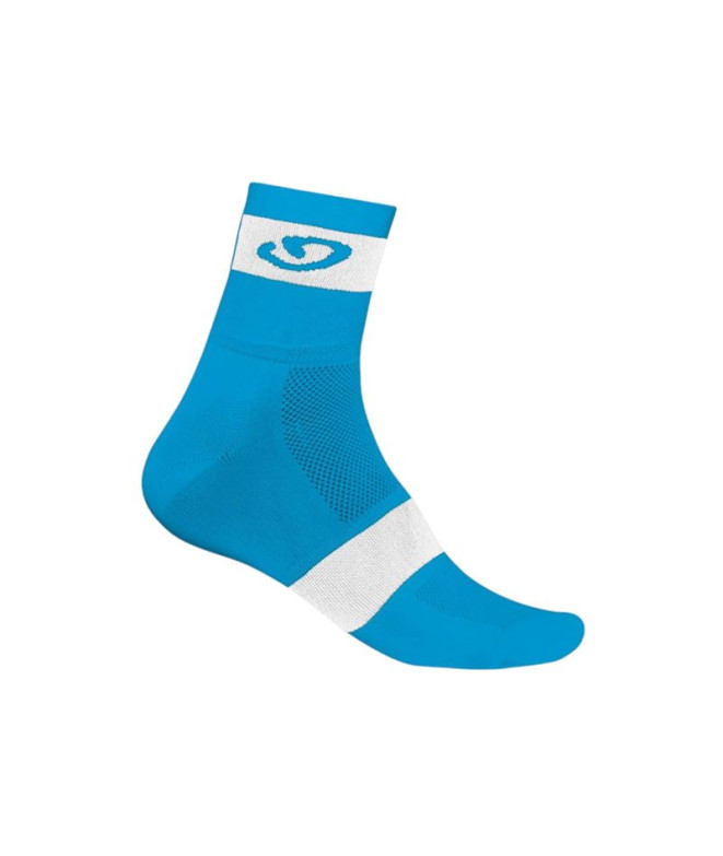 Chaussettes Cyclisme de Giro Comp Racer Bleu/Blanc