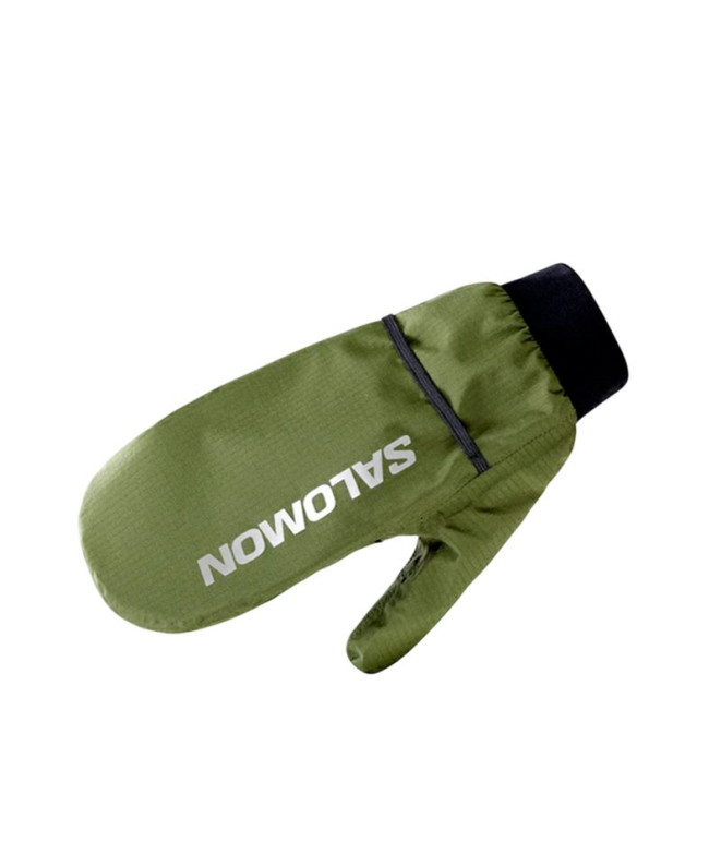 Gants Running Salomon de Bonatti Waterproof Green