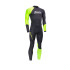 Néoprène Natation Homme de Zoggs Rusher Tour Shorty Noir/Jaune