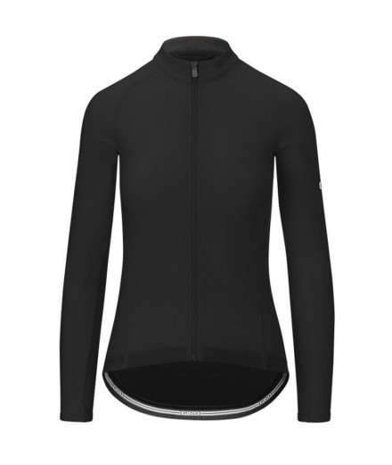 Veste Cyclisme Femme by Giro Chrono Ls Thermal Jersey Black