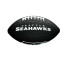 Balle de Football Americano Wilson Enfant Mini Nfl Team Soft Touch Fb Bl Se Black/