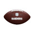 Balle de Football Americano Wilson Fb Composite logo équipe Nfl marron