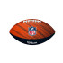 Balle de Football Americano Wilson Chasseur de balles Nfl Team Tailgate Jr Bleu/Orange