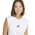 T-shirt adidas Femme 3 bandes Sj Tk Blanc/Noir