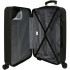 Set Disney Abs Luggage Trolley 2/ 55-65Cm.4R. Stitch Cute Noir