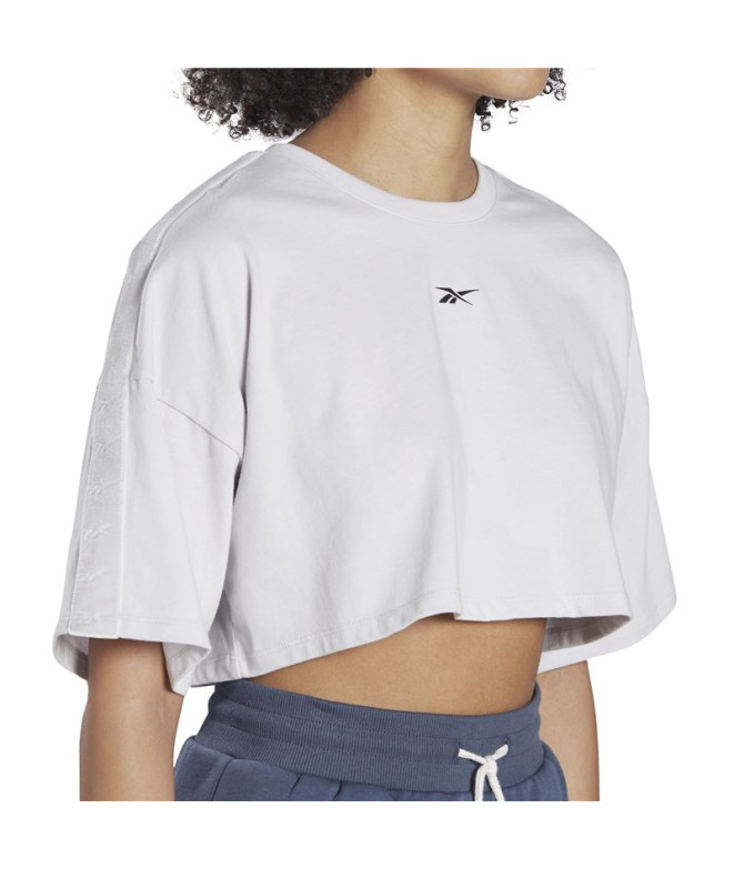 T-shirt de Fitness Reebok Crop Vector Velour