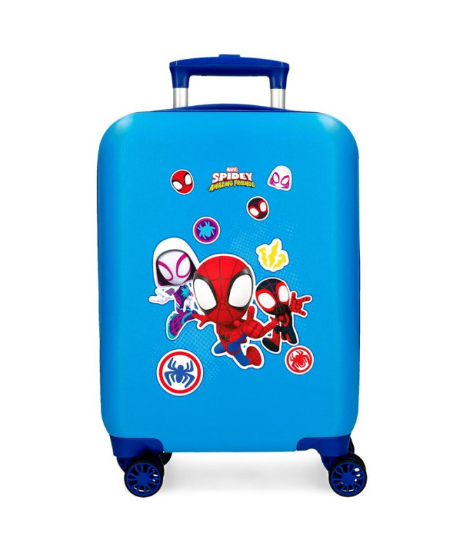 Trolley Marvel Abs 50 Cm.4R Go Webs Go Spidey Bleu