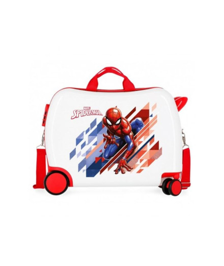 Valise Enfant Marvel Abs 4R Spiderman Blanc