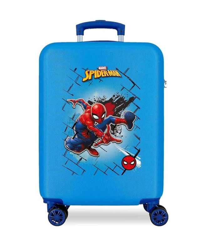 Roues Trolley Marvel Abs 55Cm.4 Spiderman Rouge...