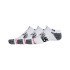Chaussettes New Balance Pack No Show Run 3 Blanc Blanc