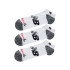 Chaussettes New Balance Pack No Show Run 3 Blanc Blanc
