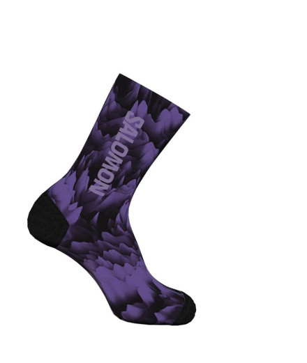 Chaussettes Montagne Salomon de Creamy Lava Crew...