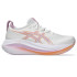 Chaussures Running Gel Femme de ASICS -Nimbus 27 Blanc/Ube clair