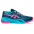 Chaussures Gel Homme padel ASICS -Resolution X Padel Bleu/Rose