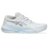 Chaussures Tennis Gel Femme de ASICS -Resolution X Clay Blanc/Argent