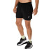 Pantalon Running Homme ASICS Core 2-N-1 5In Short Short Noir