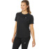 T-shirt Running Haut Femme by ASICS Road Ss Noir