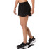 Pantalon Running Femme ASICS Core Split Short Short Noir