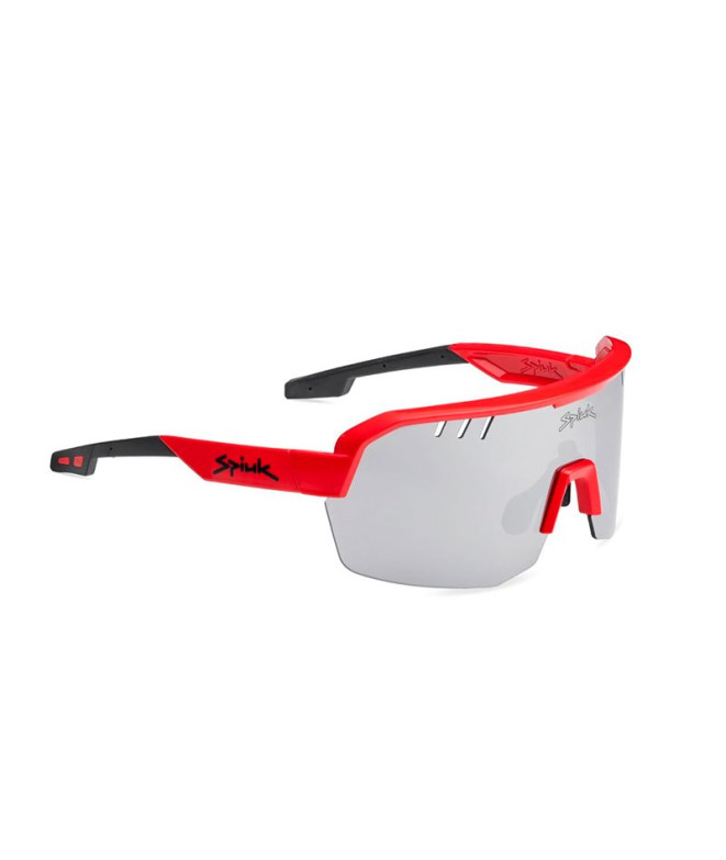 Spiuk Lunettes de cyclisme Lyra Red Lens Silver...