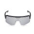 Spiuk Lunettes de cyclisme Profit BlackWhite Silver Mirror Lens