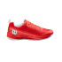 Chaussures Tennis Wilson Homme de Rush Pro Clay Rouge/blanc