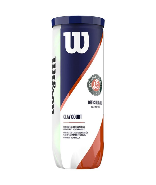 Balles Tennis Wilson de Roland Garros Clay Ct 3...