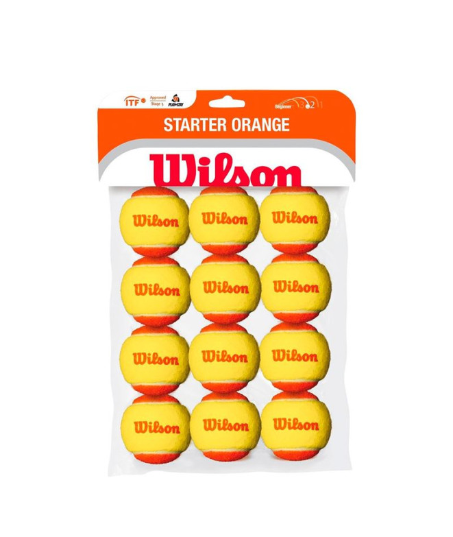 Balles Tennis Wilson Starter Pack de Orange...