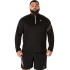 T-shirt Running Homme ASICS ASICS Icon Ls 1/2 Zip Long Sleeve Black