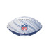Balle de Football Americano Wilson Balle de foot Nfl Team Tailgate en Jr blanc/bleu