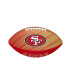 Balle de Football Americano Wilson Balle de foot Nfl Team Tailgate Fb Sf Jr Rouge/Or