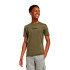 T-shirt adidas Enfant Lin 160 Vert foncé/Noir
