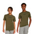 T-shirt adidas Enfant Lin 160 Vert foncé/Noir