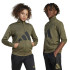 adidas Enfant Tracksuit Big Logo Vert foncé/Noir