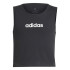 T-shirt adidas Fille Jg Linear Tank Noir/Blanc